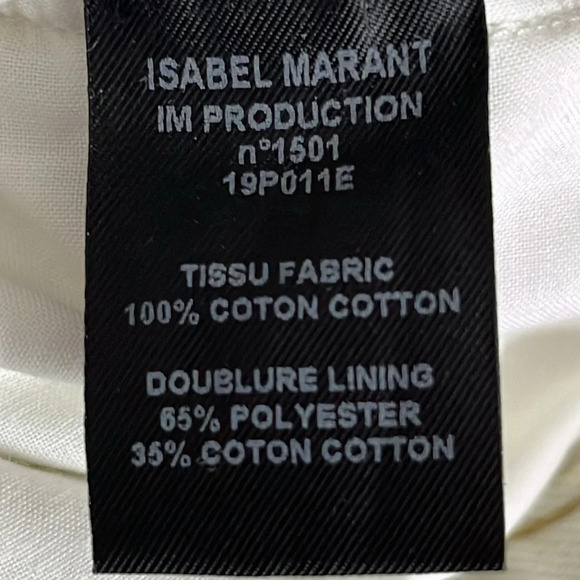 Isabel Marant Etoile Lea Patchwork Cotton Ankle Skinny Jeans - Size 24-25 (US) - Picture 8 of 11